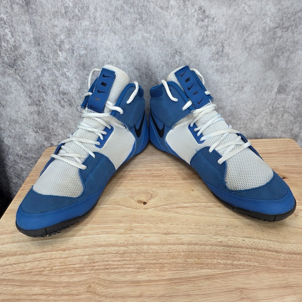 Nike Fury Wrestling Shoes Mens 10.5 Blue MMA Boxing Shoes Sneakers‎ AO2416-401 - Picture 4 of 12